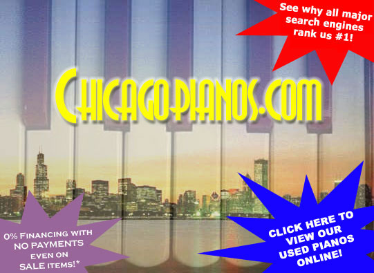 chicago pianos . com - pianos in chicago main logo