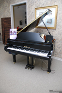 Hallet Davis 158 grand piano with Pianodisc