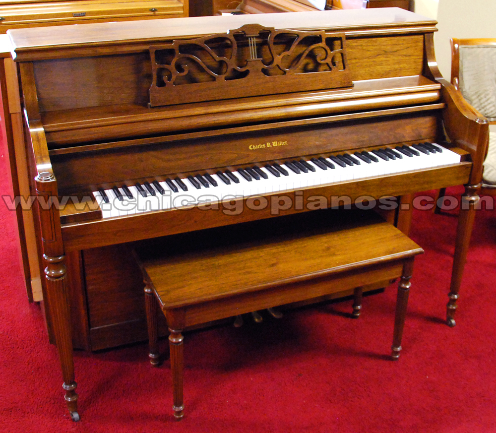 Charles R Walter Upright and Vertical Pianos from Chicago Pianos . com