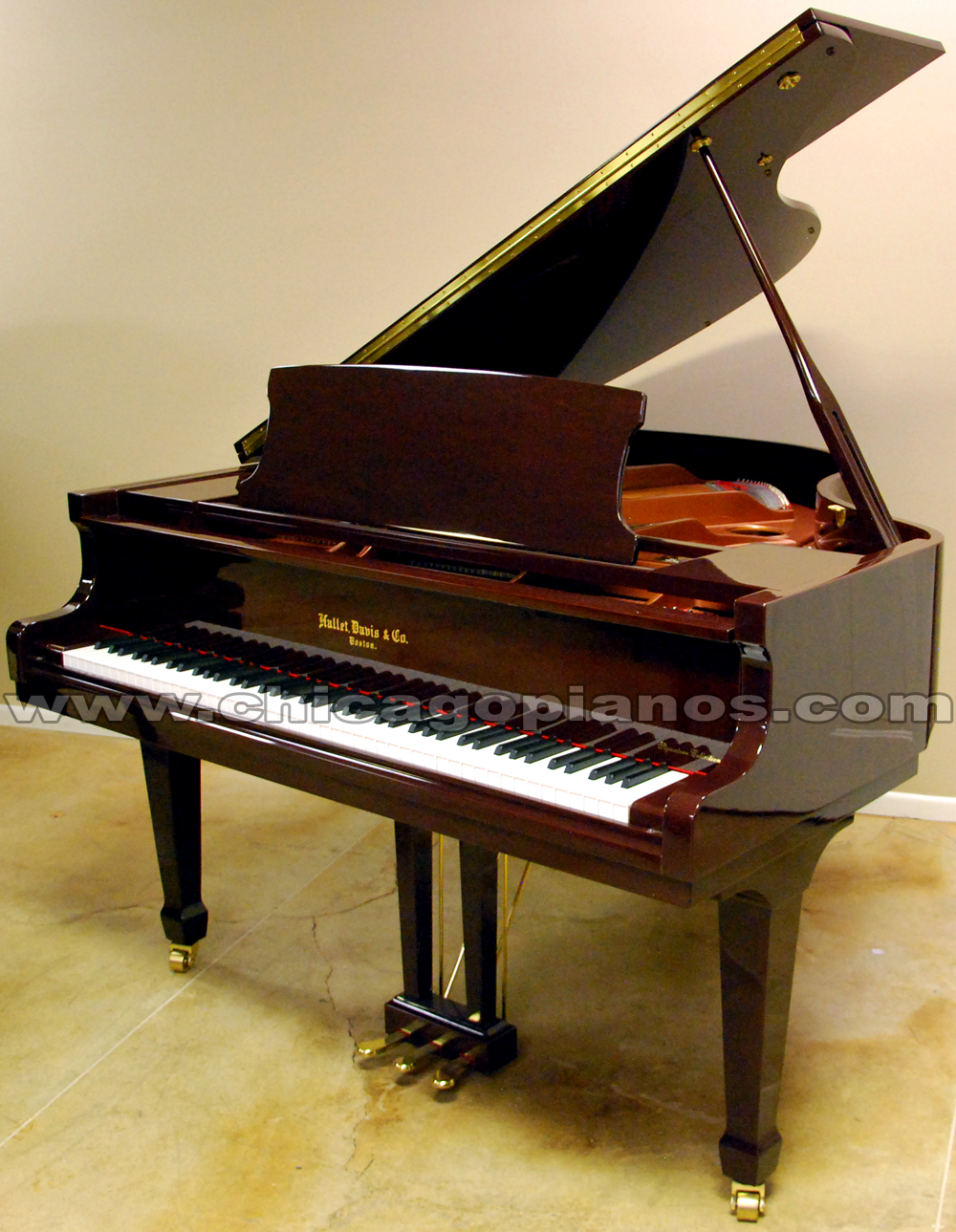 Hallet Davis Grand Pianos from Chicago Pianos . com